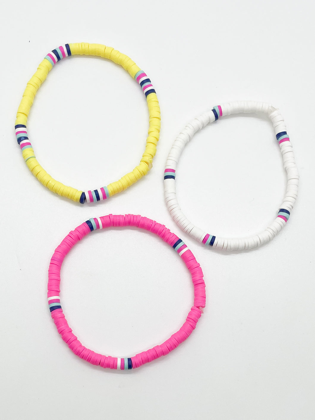 vibrant bracelet stack